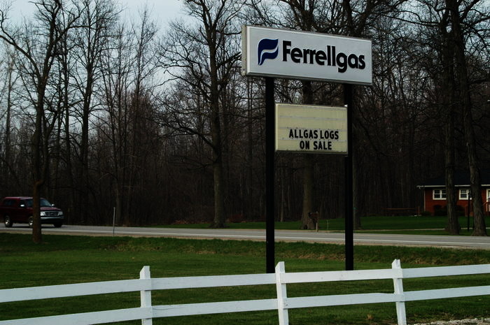 Starlite Drive-In Theatre - April 2003 Now A Gas Company (newer photo)